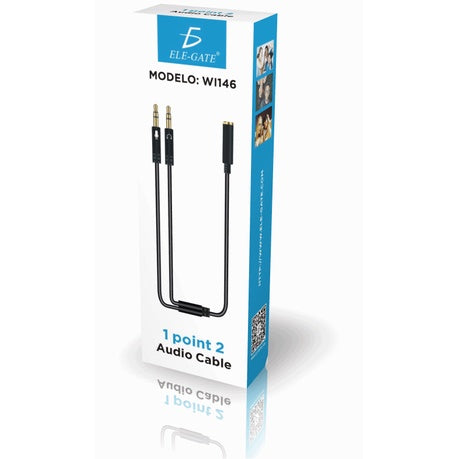 Adaptador Auxilar 3.5 Headset Diadema Celular Audifono PC