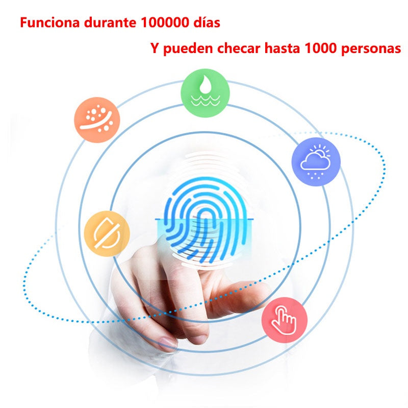 Reloj Checador Biometrico Digital huella Usb