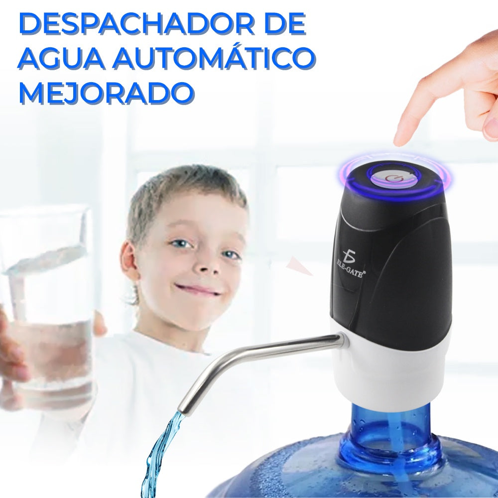 ELE-GATE Dispensador Bomba De Agua Recargable Usb Eléctrico