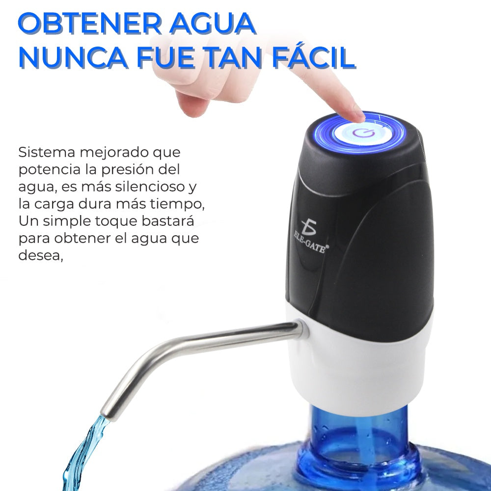 ELE-GATE Dispensador Bomba De Agua Recargable Usb Eléctrico