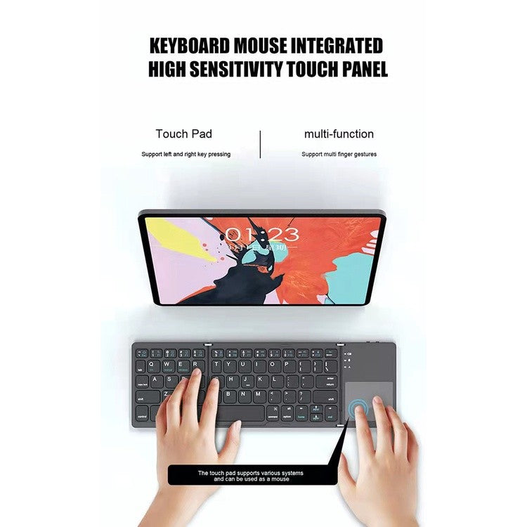 Mini Teclado Plegable Inalámbrico Bluetooth