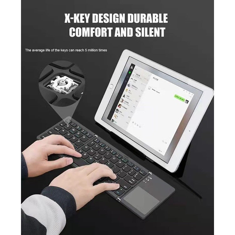 Mini Teclado Plegable Inalámbrico Bluetooth