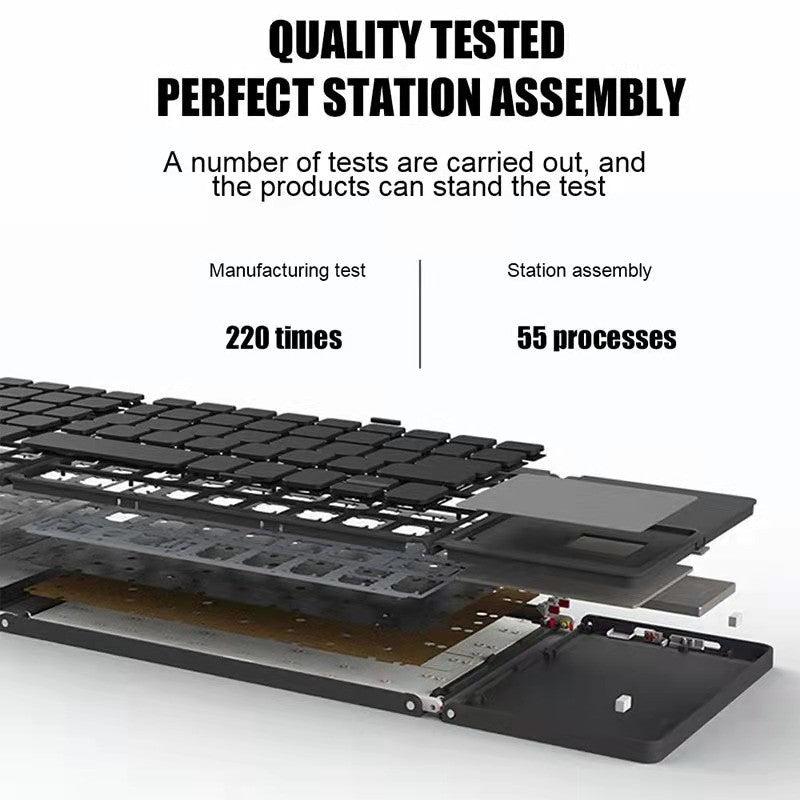 Mini Teclado Plegable Inalámbrico Bluetooth