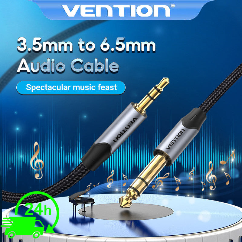 Vention Cable De Audio De 3.5 Mm A 6.35 Mm aleación de aluminio