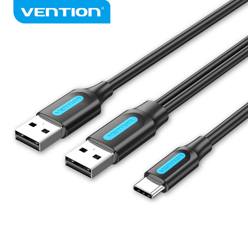 Vention 3A USB C Cable Con Fuente De Alimentación De Carga Rápida Andriod