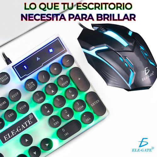 Kit Teclado Mouse Gamer Luz