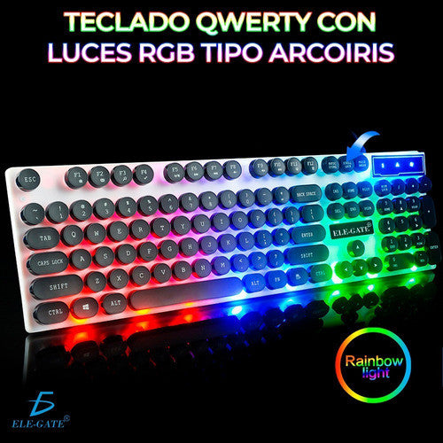 Kit Teclado Mouse Gamer Luz