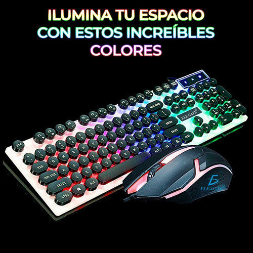 Kit Teclado Mouse Gamer Luz