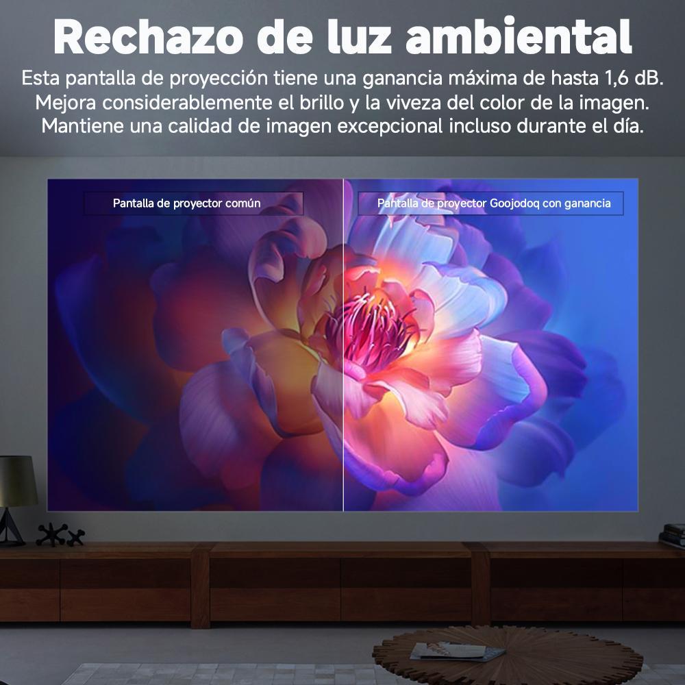 Pantalla para proyector de 100 pulgadas