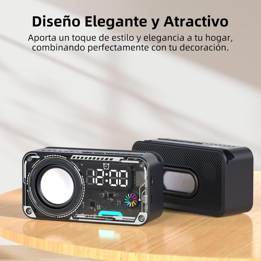 Reloj con altavoz Bluetooth