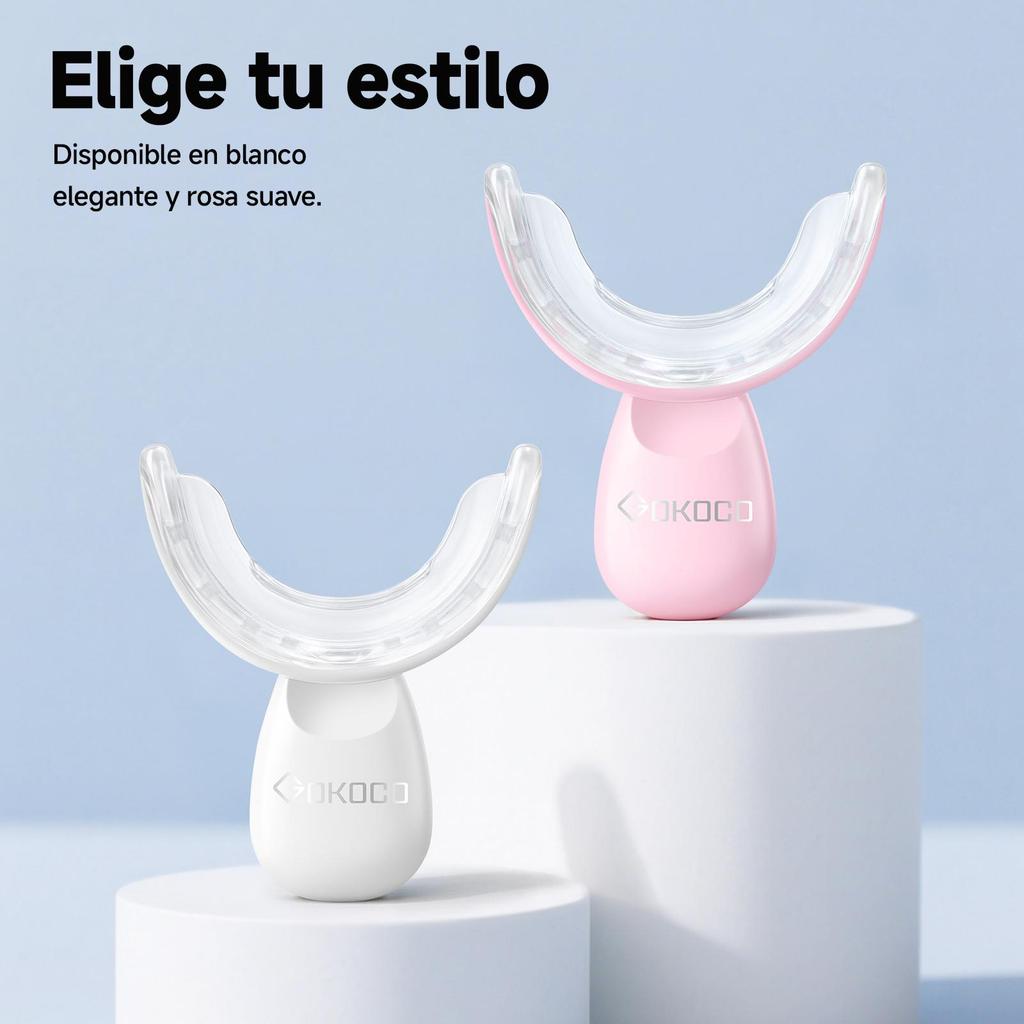 Dispositivo de cuidado dental con luz azul