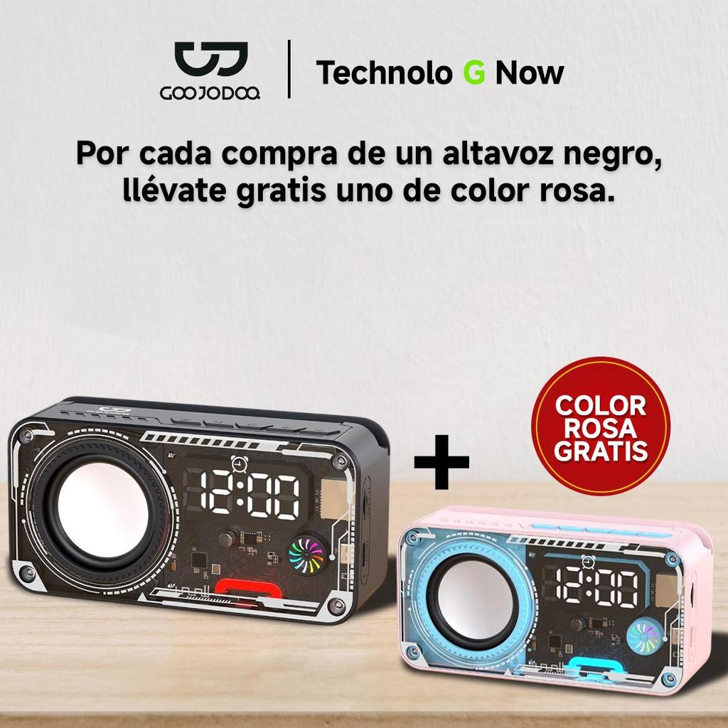 Reloj con altavoz Bluetooth