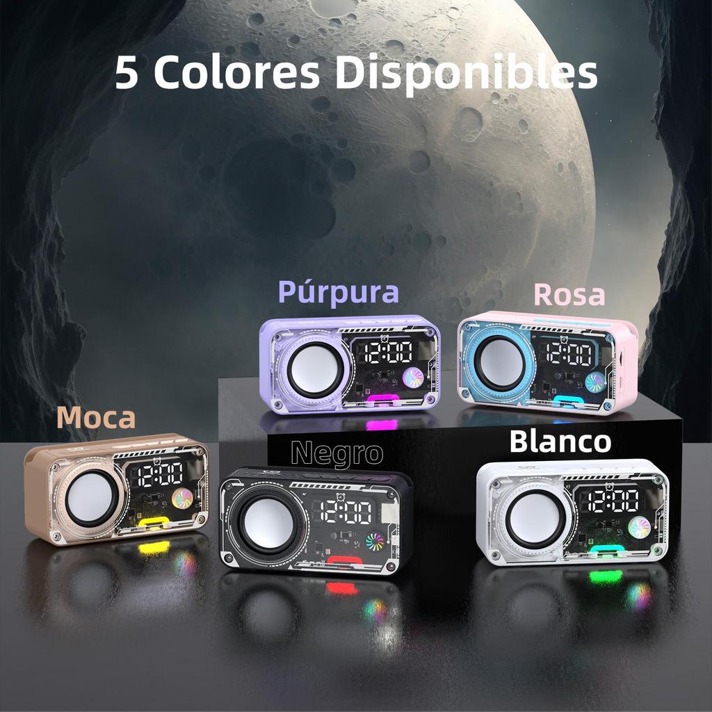 Reloj con altavoz Bluetooth