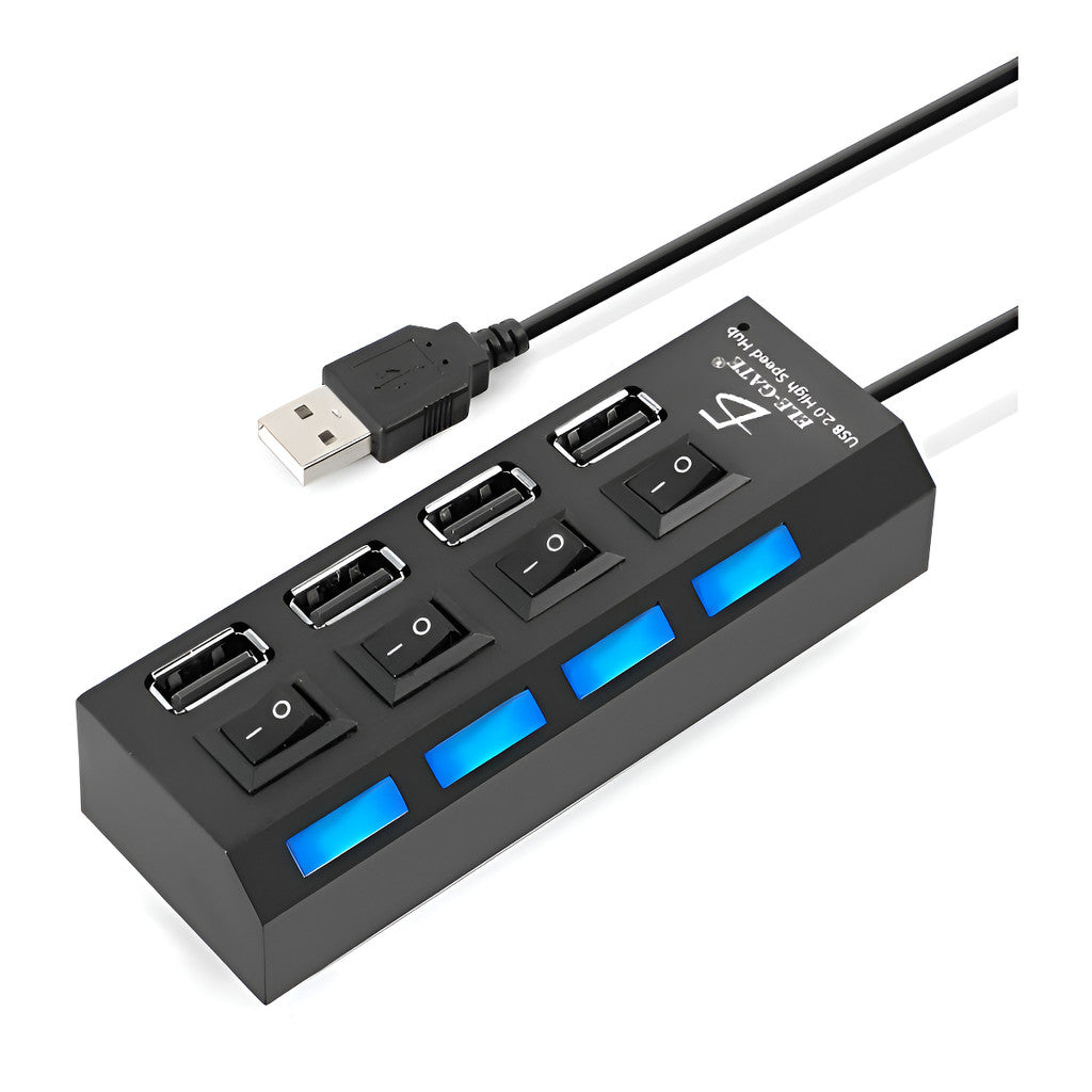 hub usb 2.0 4 puertos