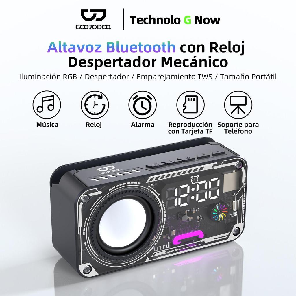 Reloj con altavoz Bluetooth