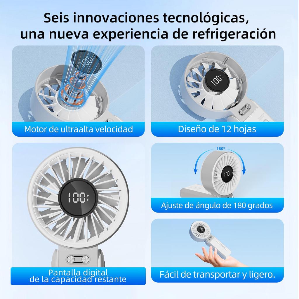 Ventilador plegable de alta velocidad