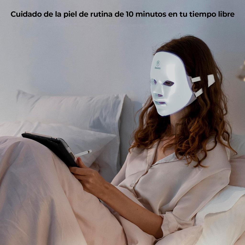 Máscara facial LED