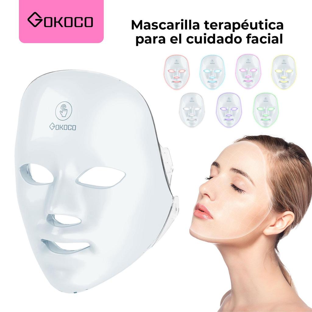 Máscara facial LED