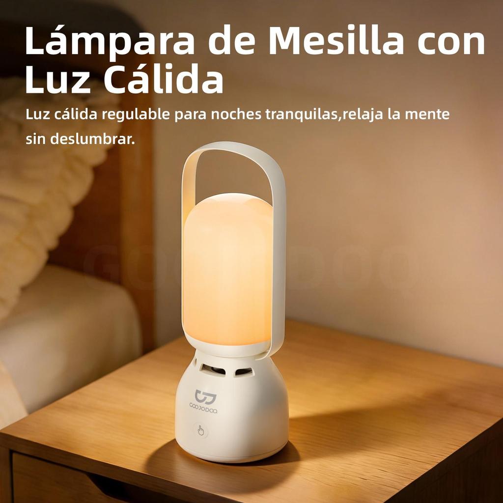 Bocina Bluetooth con Luz Nocturna Vintage
