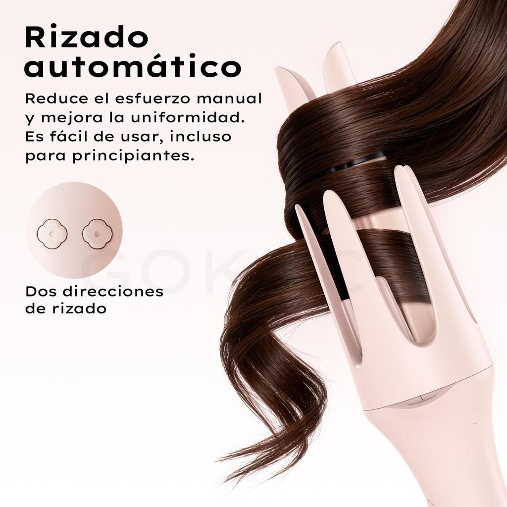 Rizador 7 en 1 automático cepillo alisador