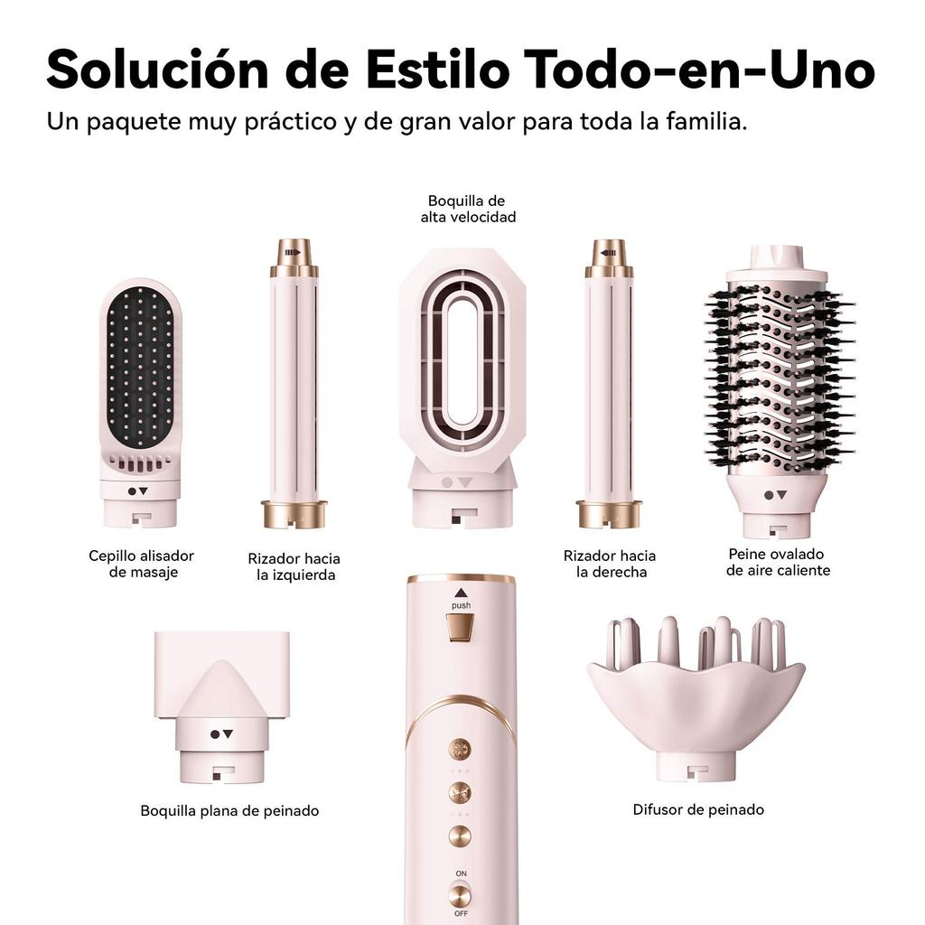 Kit de peinado todo en uno de 7 piezas