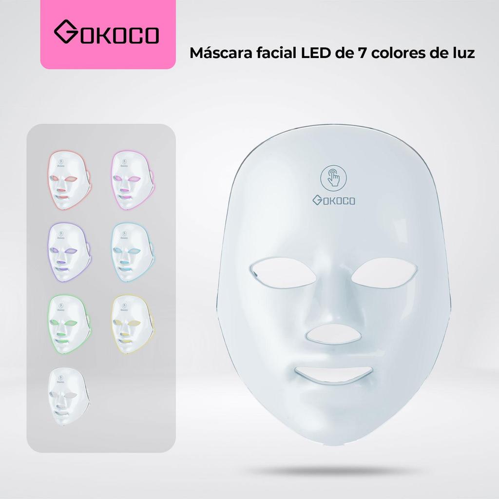 Máscara facial LED