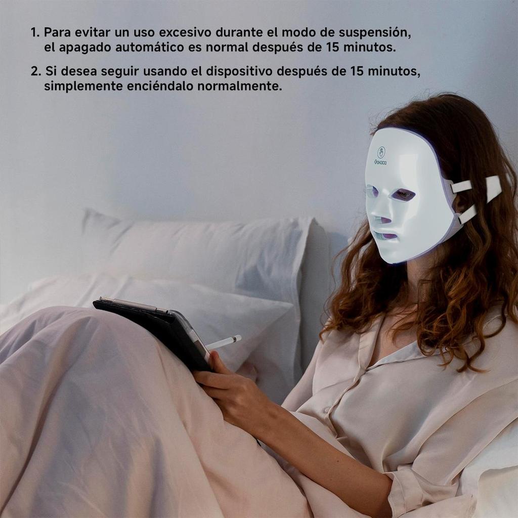Máscara facial LED
