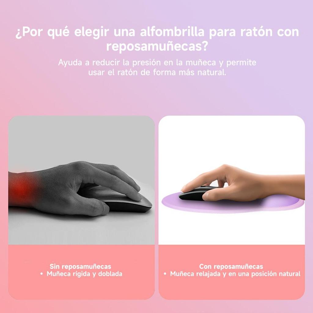 Alfombrilla para Ratón con Reposamuñecas