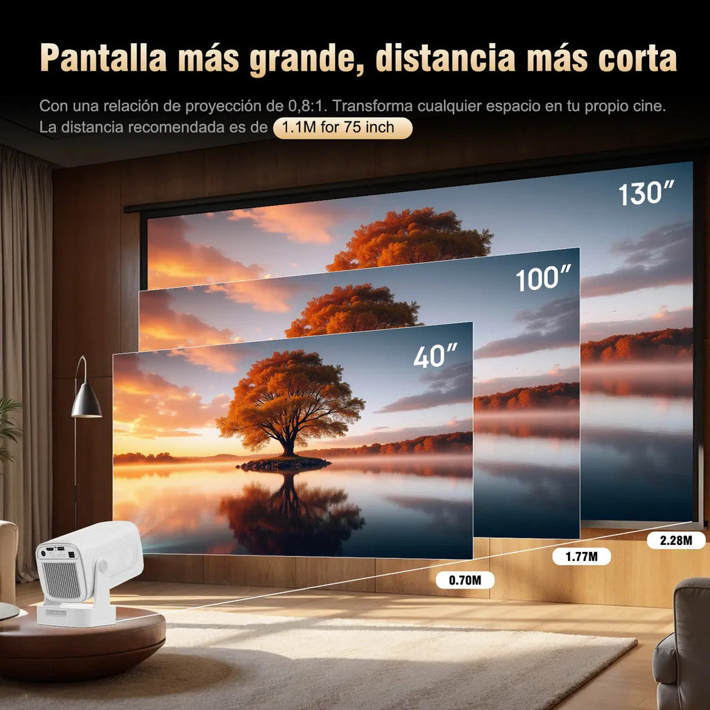 Proyector 4k Mini