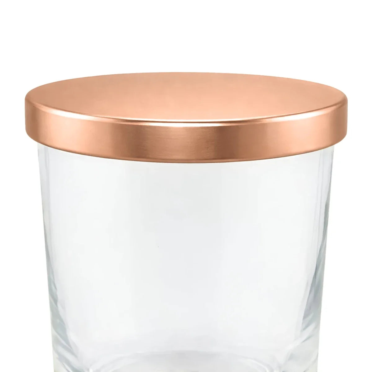 Tapa de Aluminio L para vasos de velas - Oro Rosado