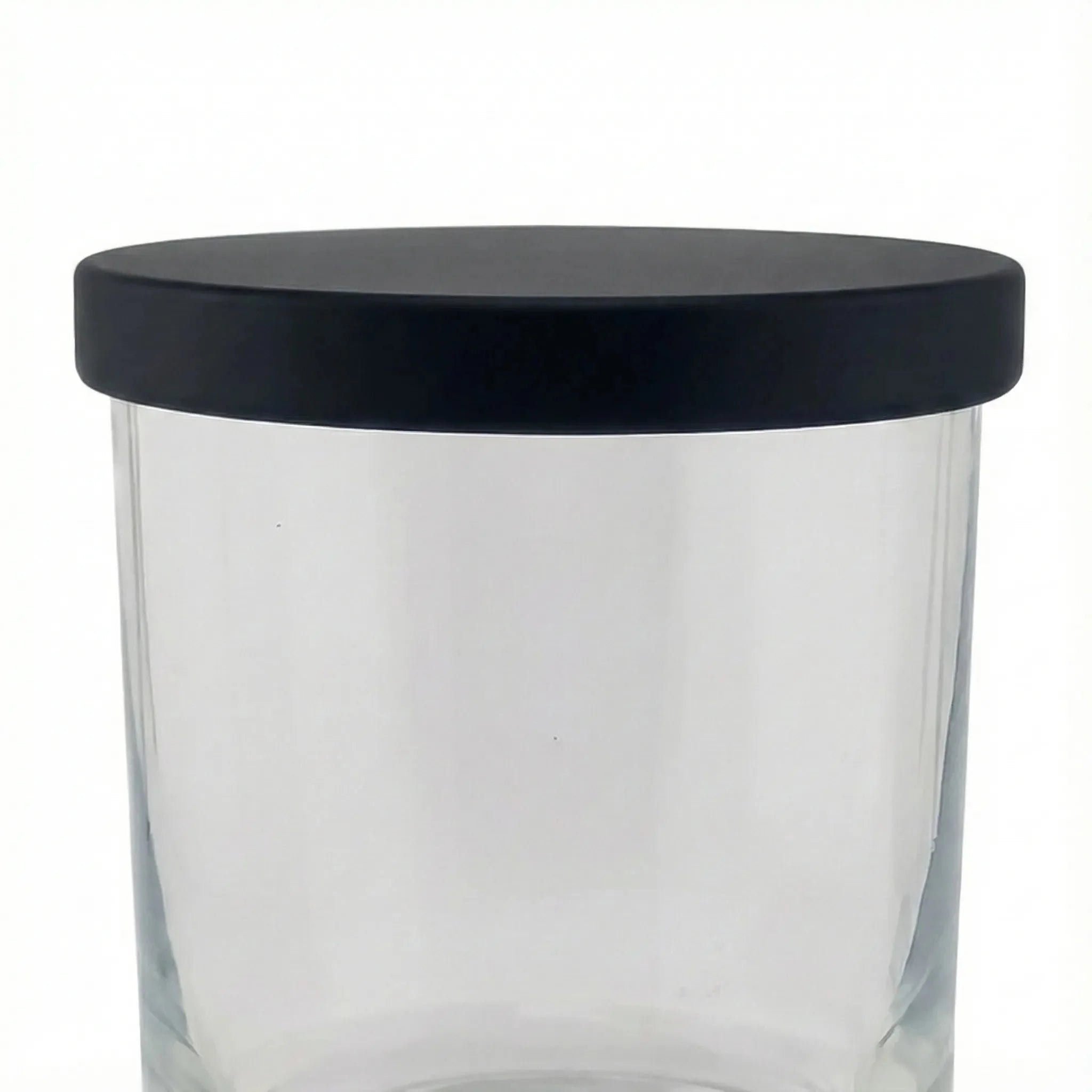 Tapa de Aluminio SL para vasos de velas - Negro Mate