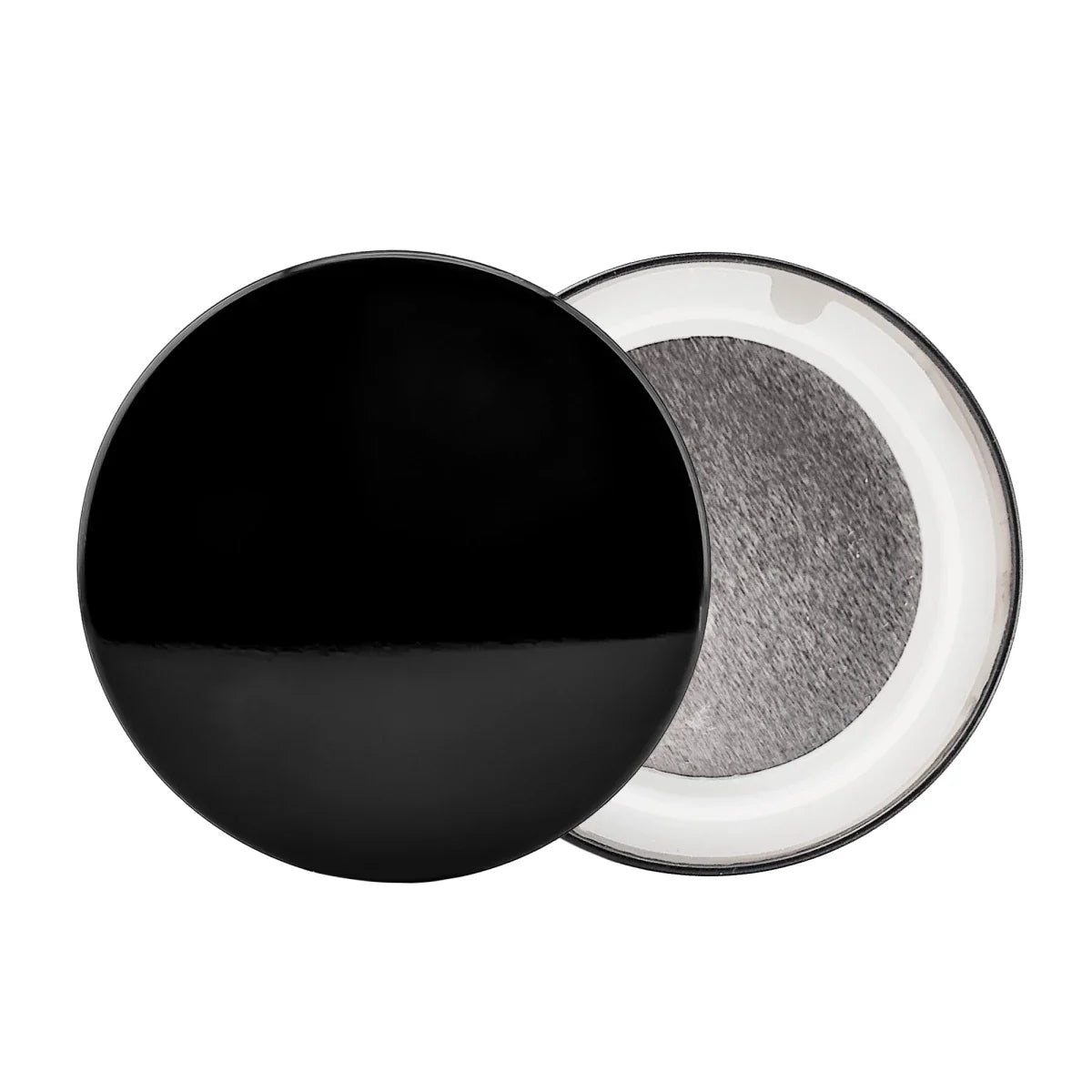 Tapa de Aluminio XS para vasos de velas - Negro Brillante