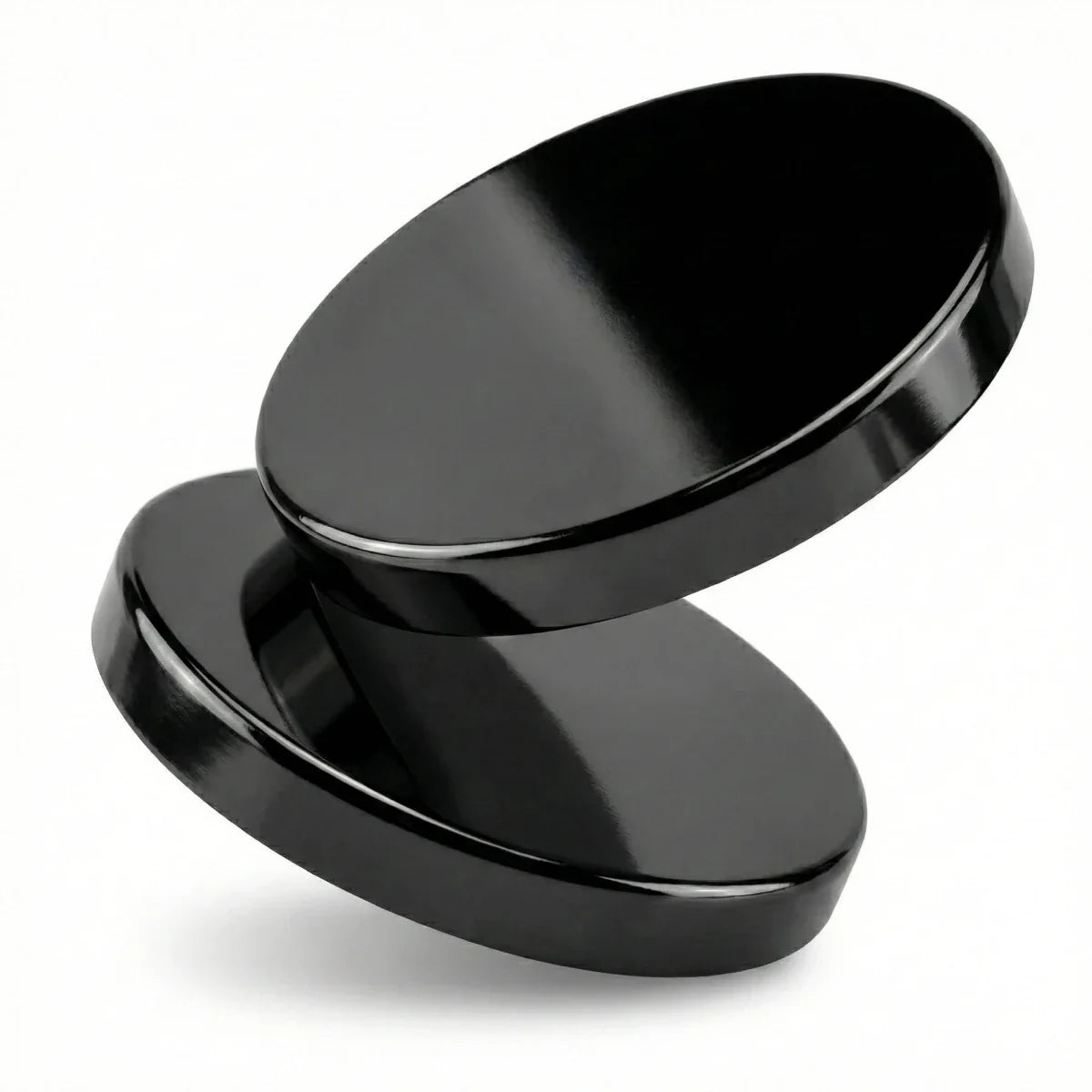 Tapa de Aluminio XS para vasos de velas - Negro Brillante