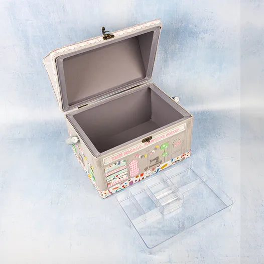 Costurero Casita de Merceria con asa 22 x 25 x 30 cm *Llega el 15 dic**