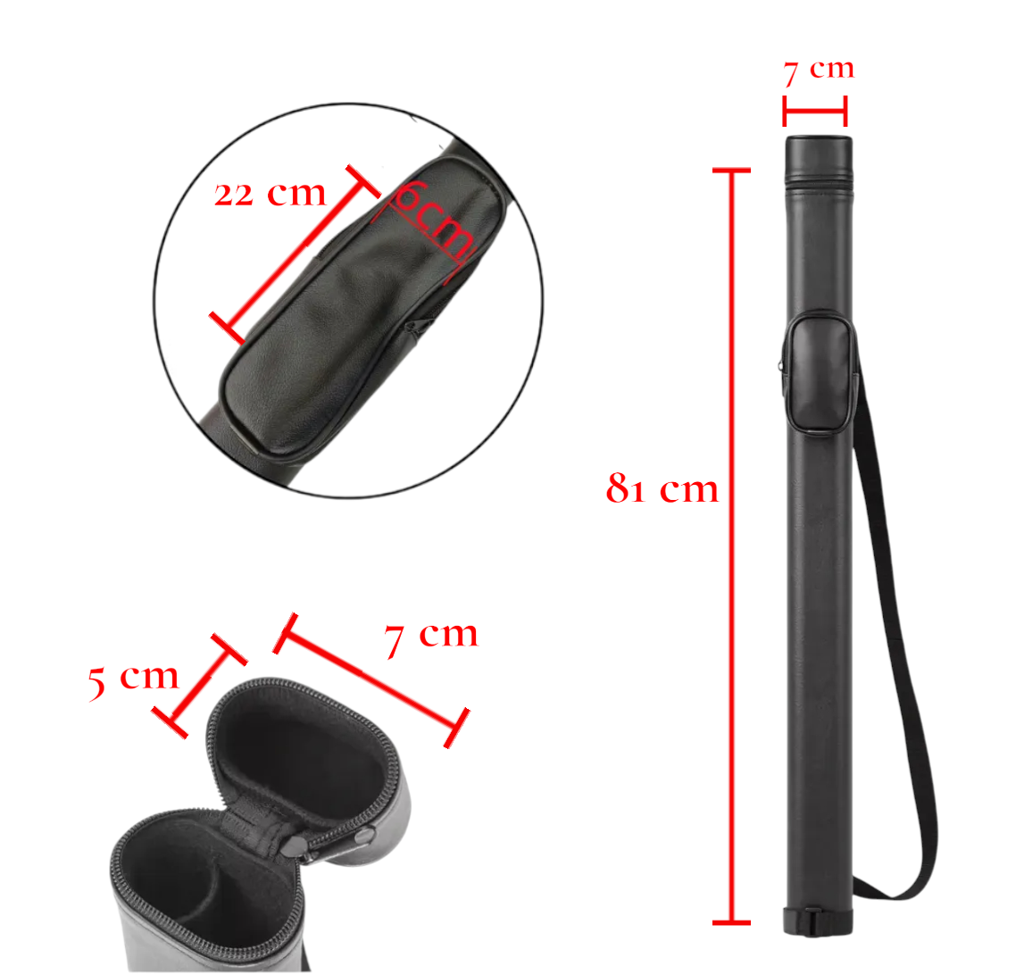 Estuche Rigido Pro Para Taco De Billar