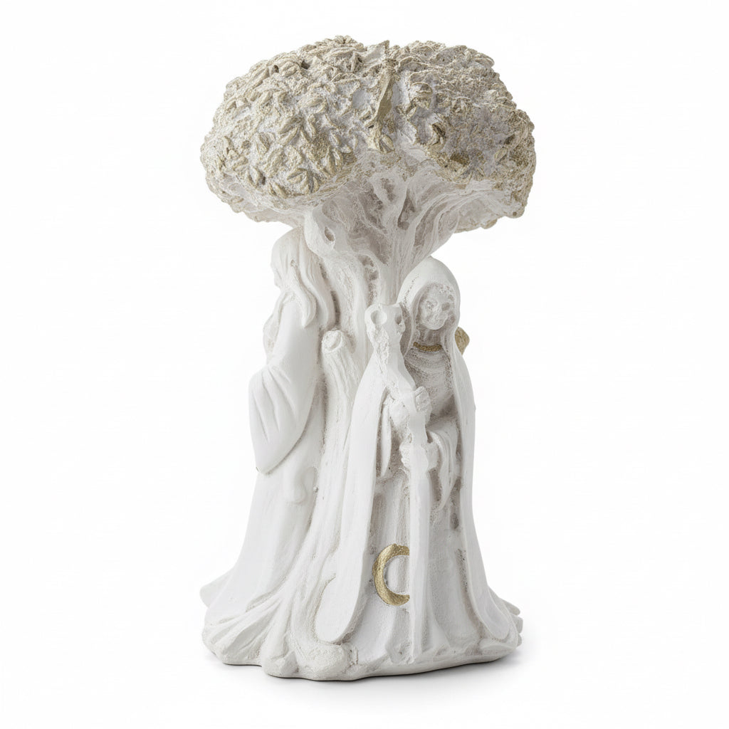 Hecate Triple Diosa Figura En Recina 14 Cm De Altura