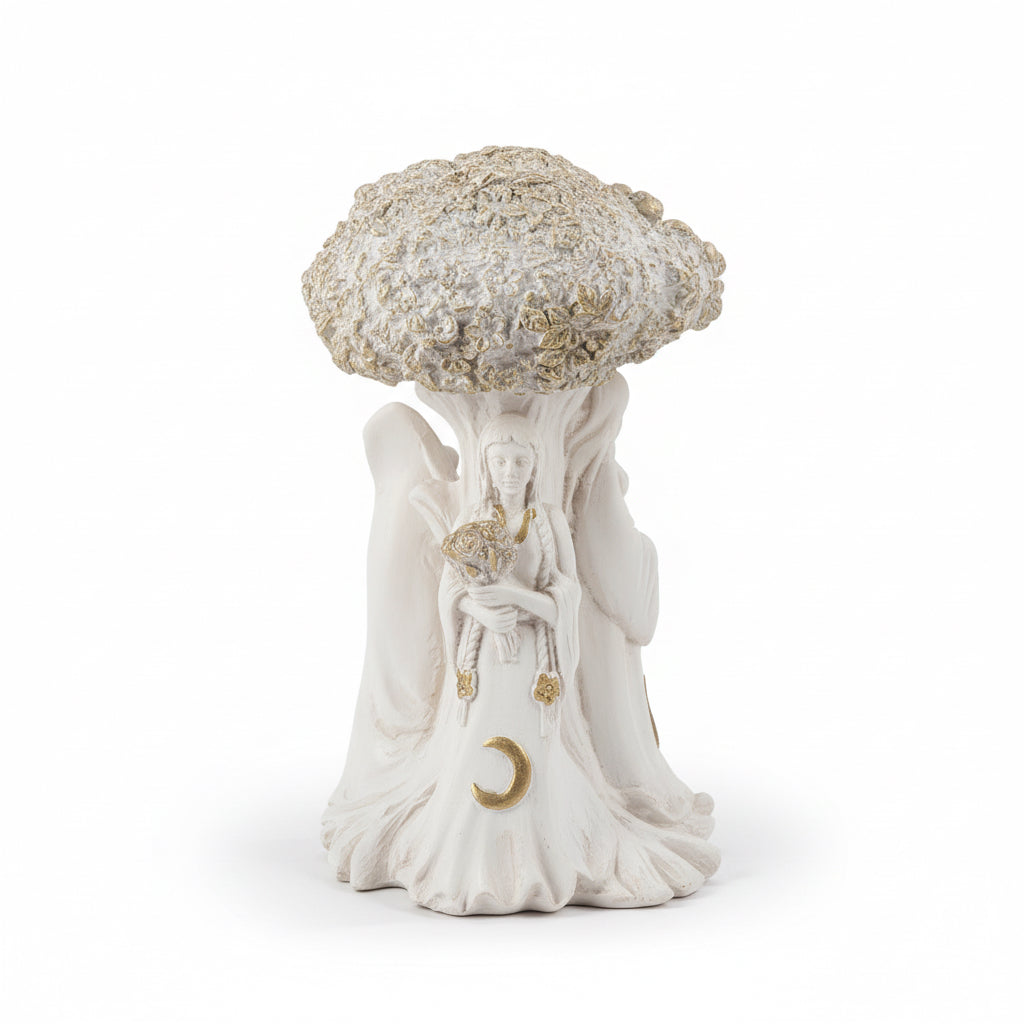 Hecate Triple Diosa Figura En Recina 14 Cm De Altura