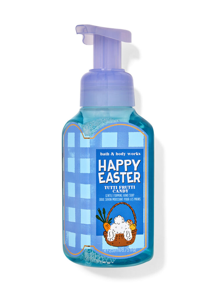 BATH AND BODY WORKS gentle foaming hand soap happy easter Aroma: Tutti frutti candy
