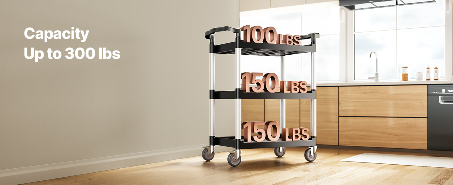 Carrito Multiusos, Carga de 136 kg