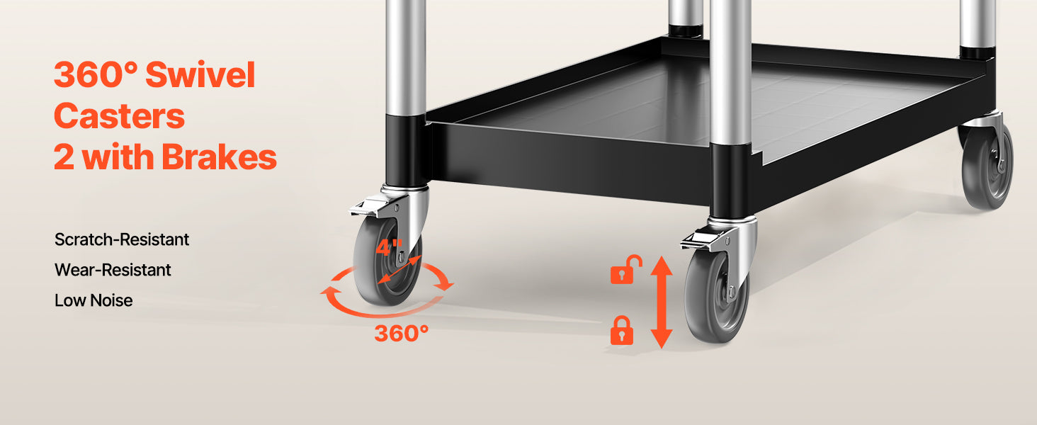 Carrito Multiusos, Carga de 136 kg