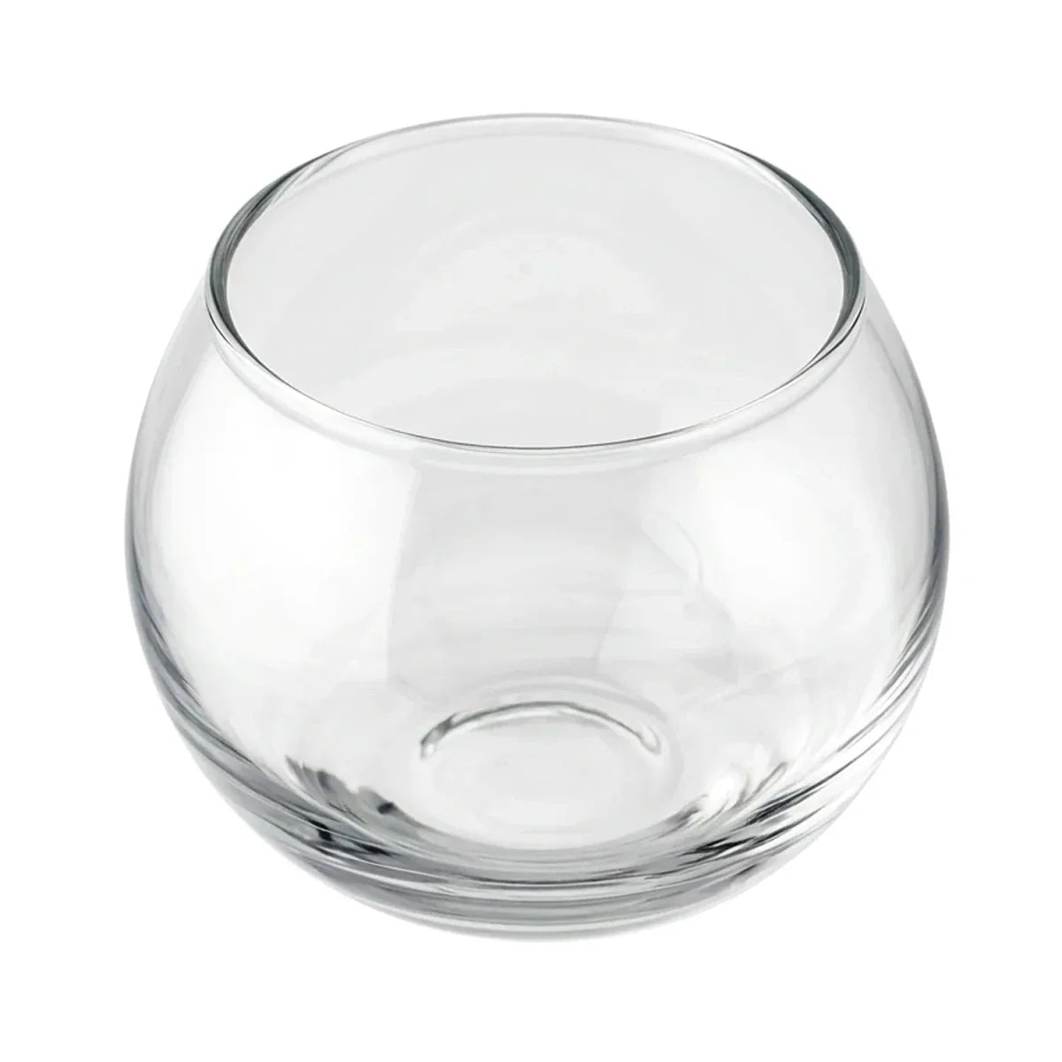 Votivos Portavelas Pecera - Vaso de vidrio para velas redonda - Frasco Transparente - 120ml