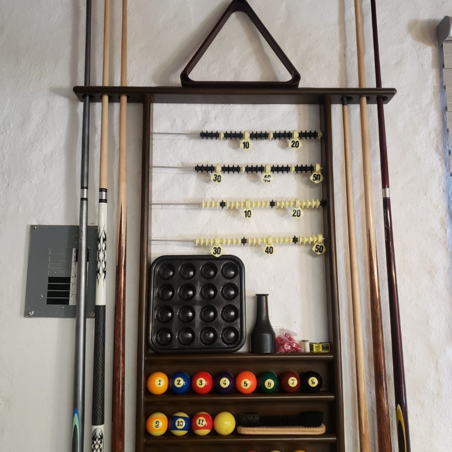 Marcador de Puntos para Billar