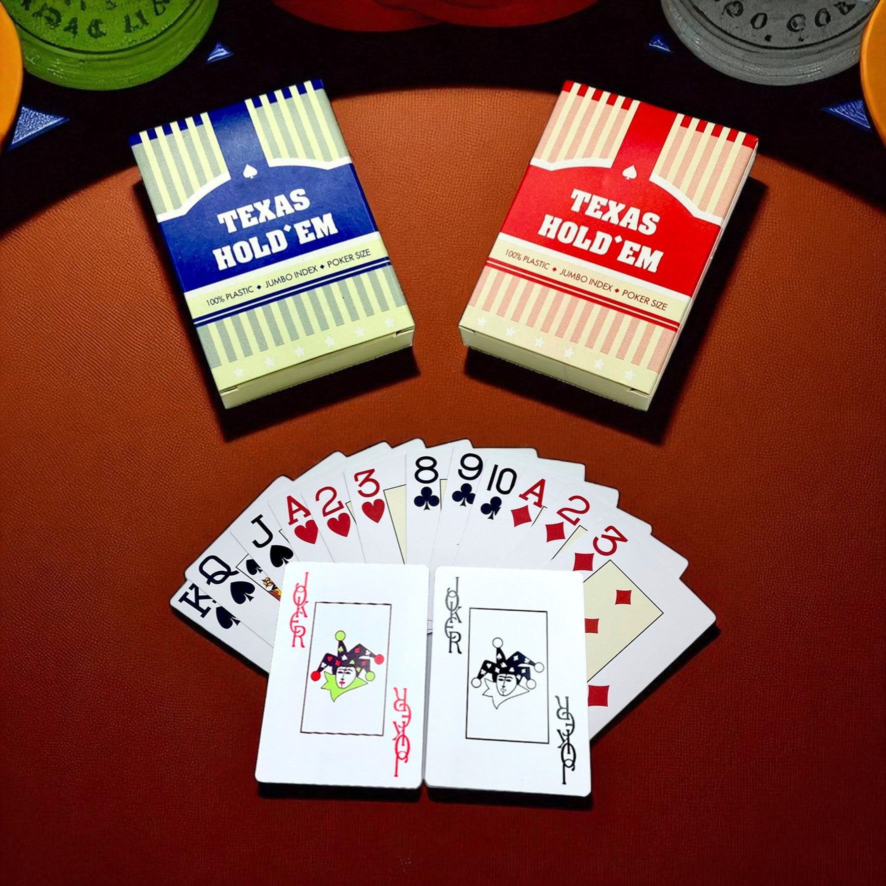 Set 2 Barajas de Poker Texas