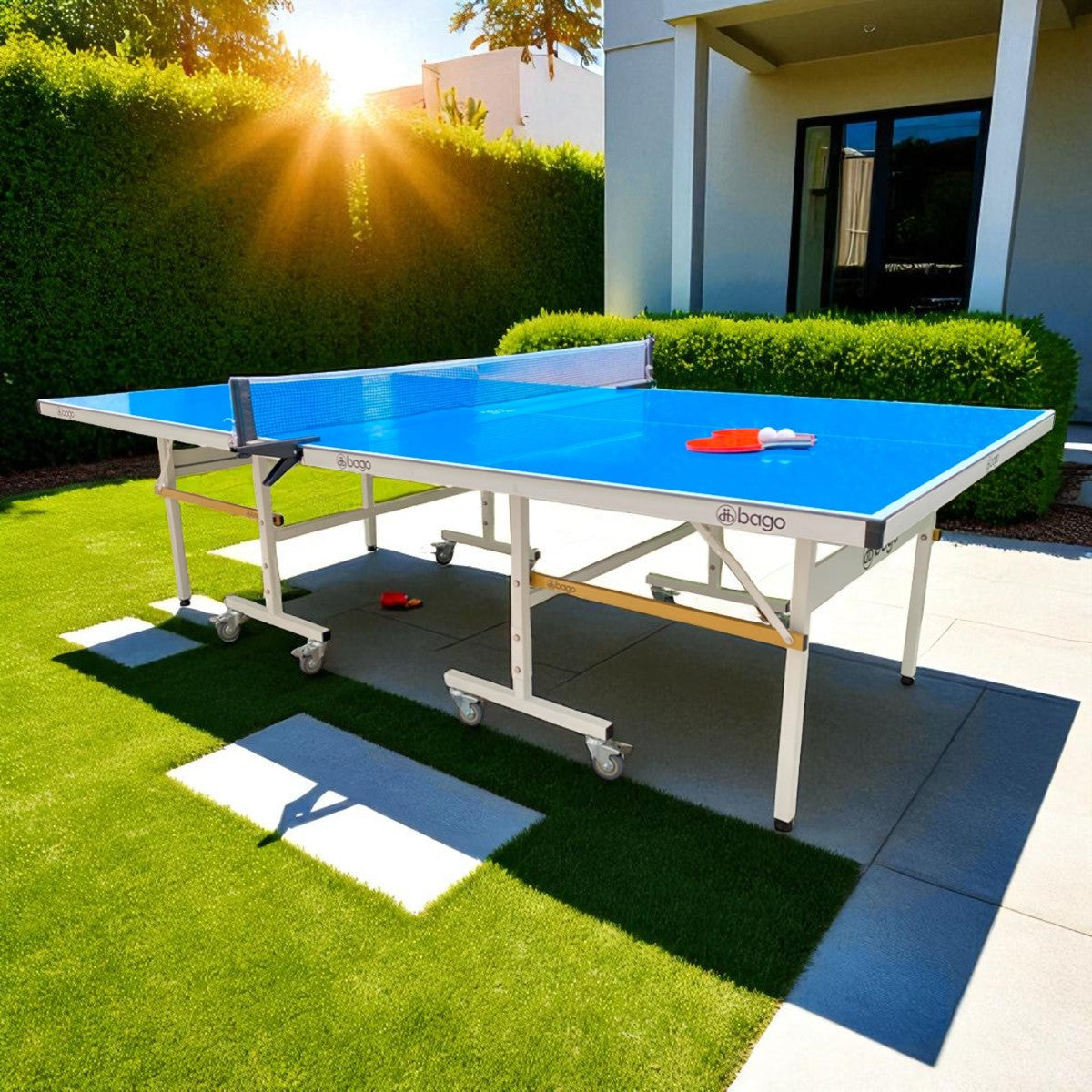 Mesa de Ping Pong y Frontenis para Exterior